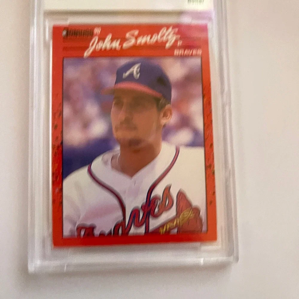 1990 Donruss John Smoltz 121 Atlanta‎ Braves BCCG 10 Mint or Better Graded Card